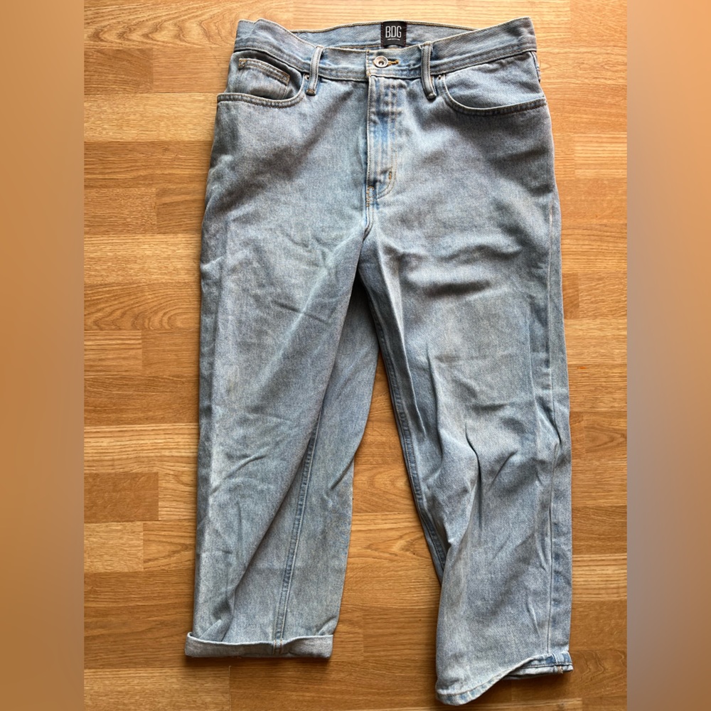 BDG Bow Fit Light Blue Denim Jeans 32x30